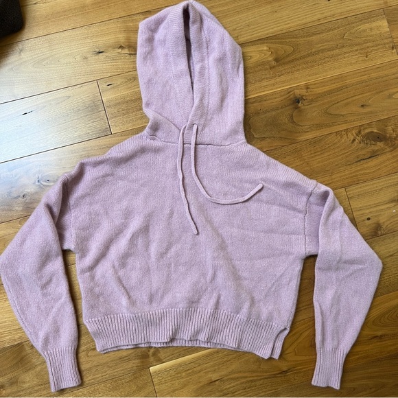 Aritzia Sweaters - The Group by Babaton Plateau Luxe Cashmere Hoodie- Pink